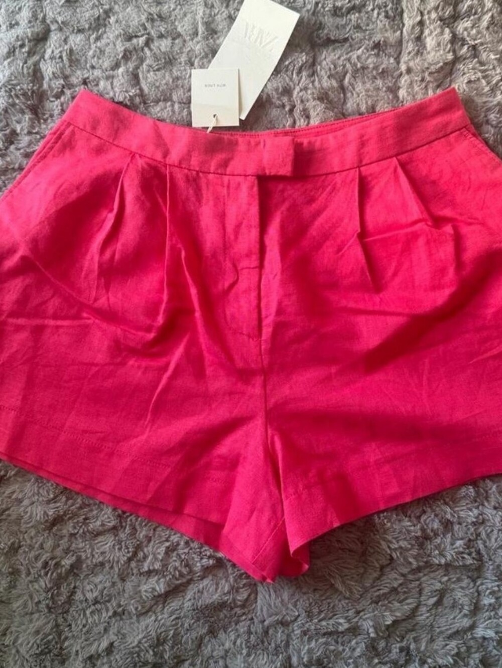NEW ZARA High-Waist Pink Women's Shorts Size M
